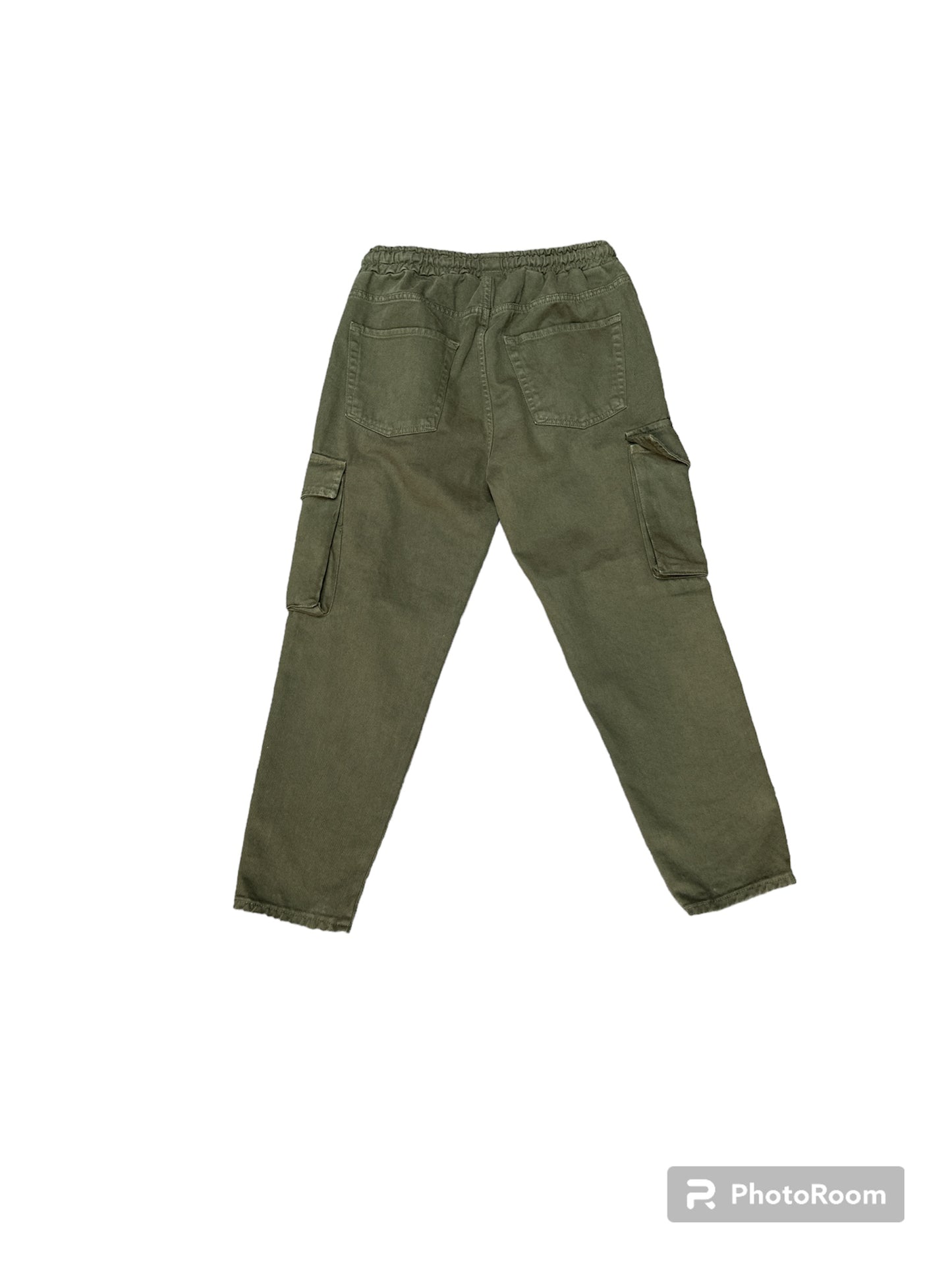 Pantalone Cargo Verde