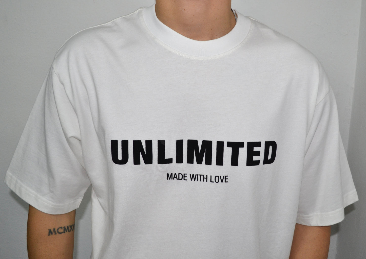 T-shirt unlimited bianca