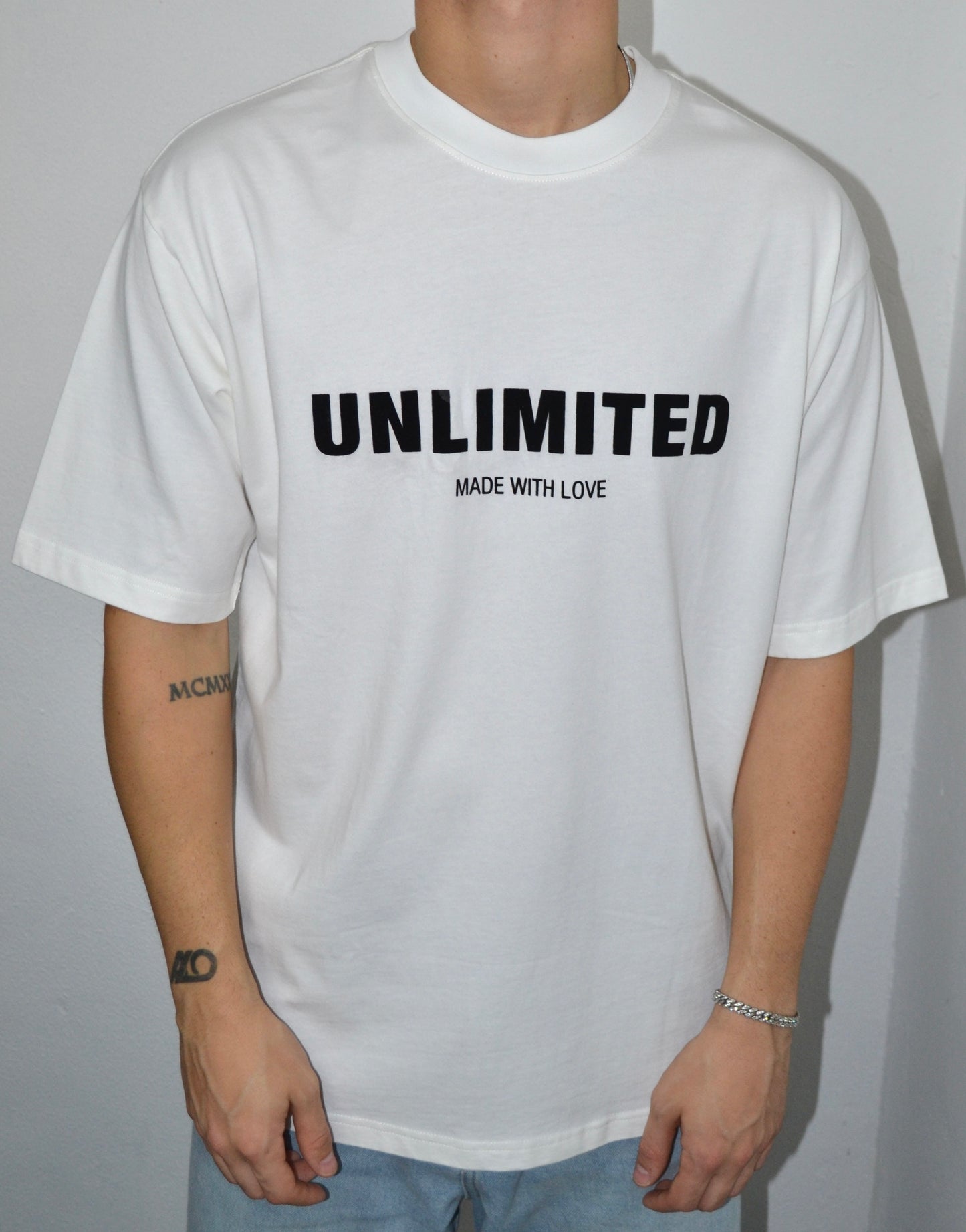 T-shirt unlimited bianca