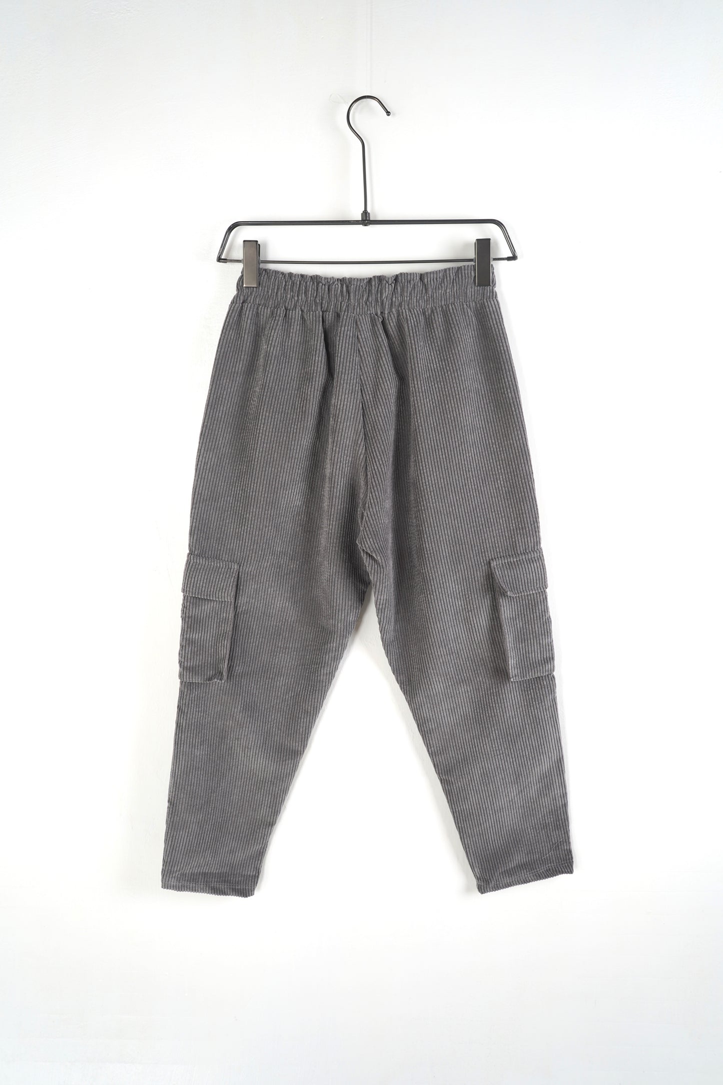 Pantalone Grigio a Coste